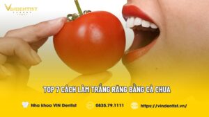 Cách Làm Trắng Răng Bằng Cà Chua