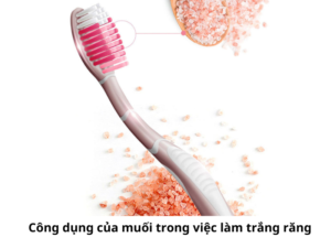Công dụng của muối trong việc làm trắng răng