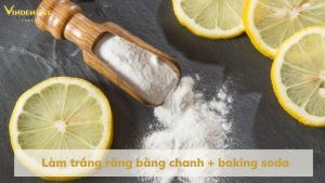 Dùng baking soda và chanh