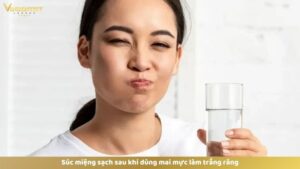 Lưu ý khi dùng mai mực làm trắng răng